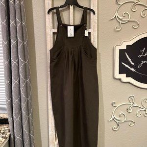 Lg New (NWT) Kamidun Women's Wide Leg Overall Jumpsuit: Large